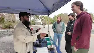 🤯✝️🔥Christian Church Group Tries to Convert Muslim & Ends Up Debating Shaykh Uthman!