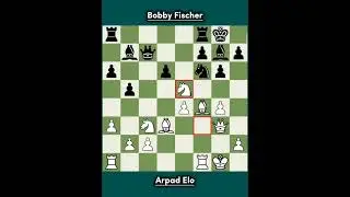 Arpad Elo vs Bobby Fischer ◉ Milwaukee 1957 | Young Fischer Dominates | Classic Chess Game