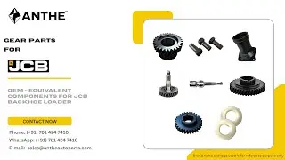 JCB Spare Parts - JCB Gear Parts For 3CX 3DX Backhoe Loader - Anthe