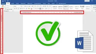 Como MOSTRAR la REGLA VERTICAL y HORIZONTAL en WORD