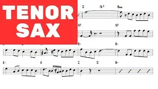 Funk Grooves 1 Ben Tompsett Tenor Sax