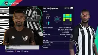 Editar Face\Stats Kalou Botafogo PES 2021 (Usando Copiar Base)