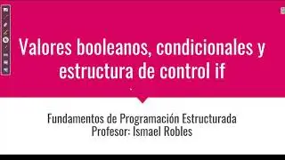 Programación desde cero #12: Introducción a la estructura de control if