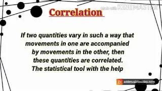 Correlation Analysis//List of Formulae//Karl Pearson's Correlation Coefficient and its Properties