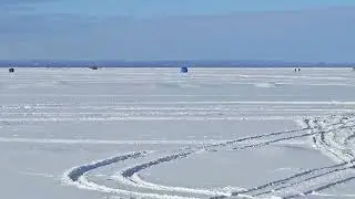 Jan.24/26 Ice fishing at Willow Beach Lake Simcoe,  please Subscribe thank you 