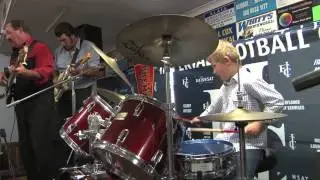 Cooper Schache 7 year old drummer