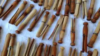 Old Time Clothes Pins
