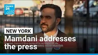 NY candidate Zohran Mamdani addresses the press on mayor election day &bull; FRANCE 24 English