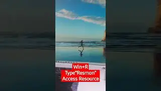 Access Resource Monitor #youtubeshorts #computer #shorcuts