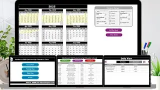 Healthcare R&D Cybersecurity Calendar in Excel