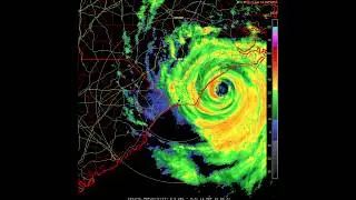 Hurricane Florence Landfall Radar Loop (September 14, 2018)