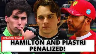 Hamilton PENALIZED at Ferrari! | Piastri HIT with FIA Penalty | Bortoleto EXPOSES the Real Culprit!