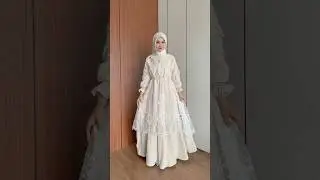 dress lebaran cantik link bio no 46A #ootdhijab #hijabers #shorts