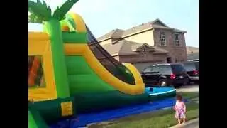 Tropical Combo Bounce House Rentals Fort Worth and Arlington