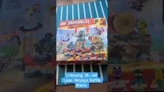 My 2nd birthday gift is an 18+ set & 500+ pieces #legoninjago #unboxing #unboxingvideo #birthdaygift
