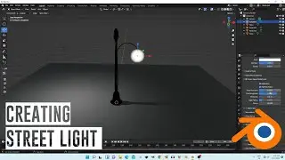 Blender Tutorial: Model Street Lamp in 10 Mins!