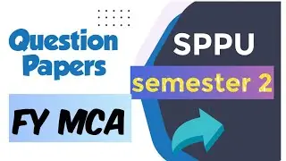 Fy MCA semester 2 | All Subjects Quetion papers 📄 | SPPU #exams #quetion #exams