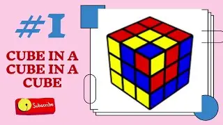 AMAZING RUBIK'S CUBE PATTERNS - 1 | CUBE IN A CUBE IN A CUBE
