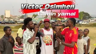 Lamine yamal vs victor osimhen Rap Battle statistics #championsleague #rap #football #fifa
