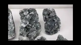 Pointed Apophyllite Crystals On Mountain Chalcedony Lot-72