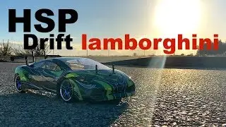 HSP drift car Flying Fish RTR 4WD test and unboxing