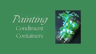 PAINTING CONDIMENT CONTAINERS | DIY Home Decor | Beginner | Painting | Aressa1 | 2026
