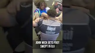 JOHN WICK Gets Foot Swept in BJJ...