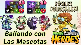PvZ Heroes | Bailando al Son del Dinorrugido, Mascotas, Bugalú Eléctrico