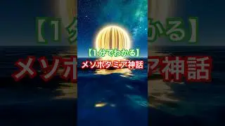 1分でわかるメソポタミア神話【人類最古の神話】#shorts  #神話解説