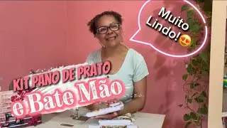 Costurando Bate Mão e Pano de Prato | PASSO A PASSO