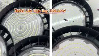 LED highbay light UFO design industrial lighting IP66 energy saving warehouse Australia Europe wareh