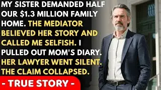 My Sister Demanded Half Our $1.3M Family Home In Mediation, But When I Showed Mom's Diary, She...