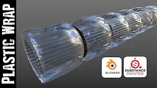 BLENDER/SUBSTANCE PAINTER: PLASTIC WRAP