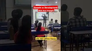 UGC NET Paper 1 PDE | Growth vs Development | Best Offline Classes of UGC NET #shortsfeed #shorts