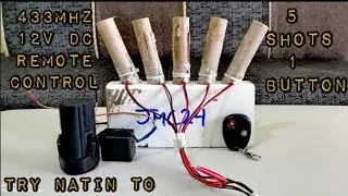 DIY Firing system Fireworks/1click all fire/5 shots/07