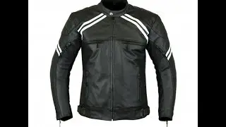 New Motorcycle Biker Armour Men's Leather Jacket