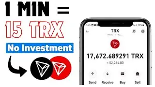 Claim 15 TRX Every 60 Seconds &bull; Free TRX Mining Site Today &bull; Free TRX Mining &bull; Tron TRX