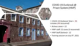 HMP COVID-19 Outbreak Update | Dr. Hazel Laws - July 14, 2021