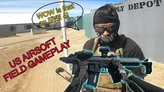 Meet an Airsoft Celeb!? - US Airsoft Field Gameplay