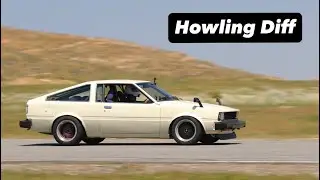 loud to less loud. Corolla road trip and differential swap