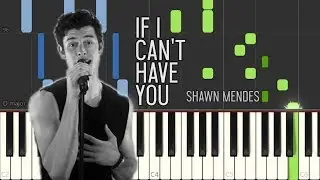 Shawn Mendes - If I Can't Have You (Piano Tutorial by Javin Tham)