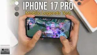 iPhone 17 Pro Mobile Legends Gaming Test | Apple A19 Pro Chip.