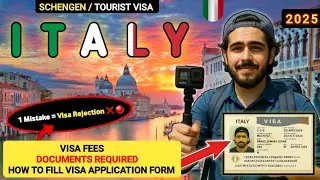 ITALY TOURIST VISA 2025 | How to Apply Italy Tourist Visa online. #italy