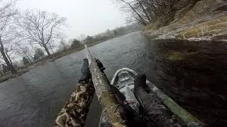 Snowy River Jump Shoot Duck Hunting l An Icy Water Float