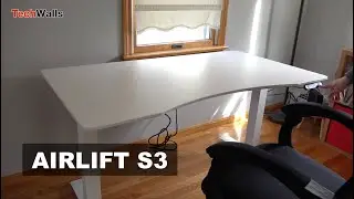 AIRLIFT S3 Electric Height Adjustable Standing Desk Unboxing and Assembly