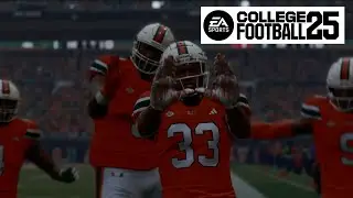 CAN WE PULL OFF THE UPSET AGAINST MIAMI!? [College Football 25 Coaching Carousel Dynasty Mode] E2