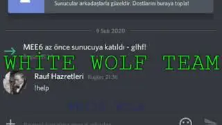 DİSCORD NUKER BOT | White Wolf Team