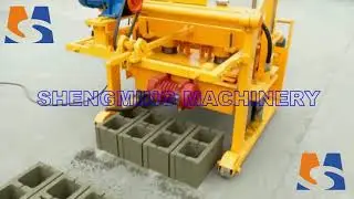 QMY4-30 mobile egg laying block machine hollow block machine