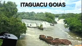 PASSANDO DE TRATOR PELAS CATARATAS DE ITAGUACU GOIAS#AGRO#BRASIL