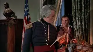 Lafitte The Pirate VS. General Andrew Jackson - Confrontation Scene (Movie: The Buccaneer)